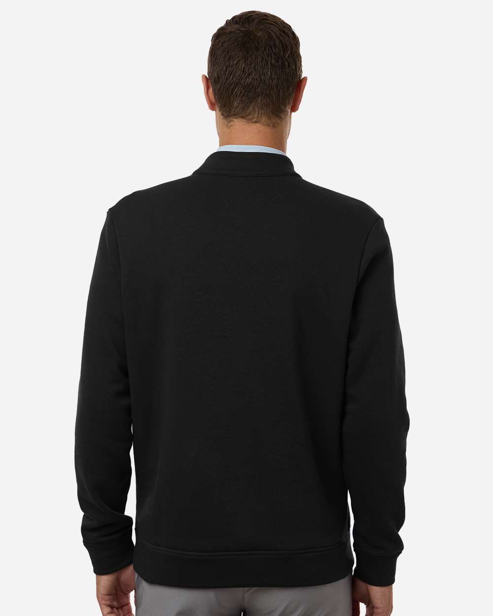 Adidas Men's Elevated Fleece Quarter-Zip Pullover - A721 Black