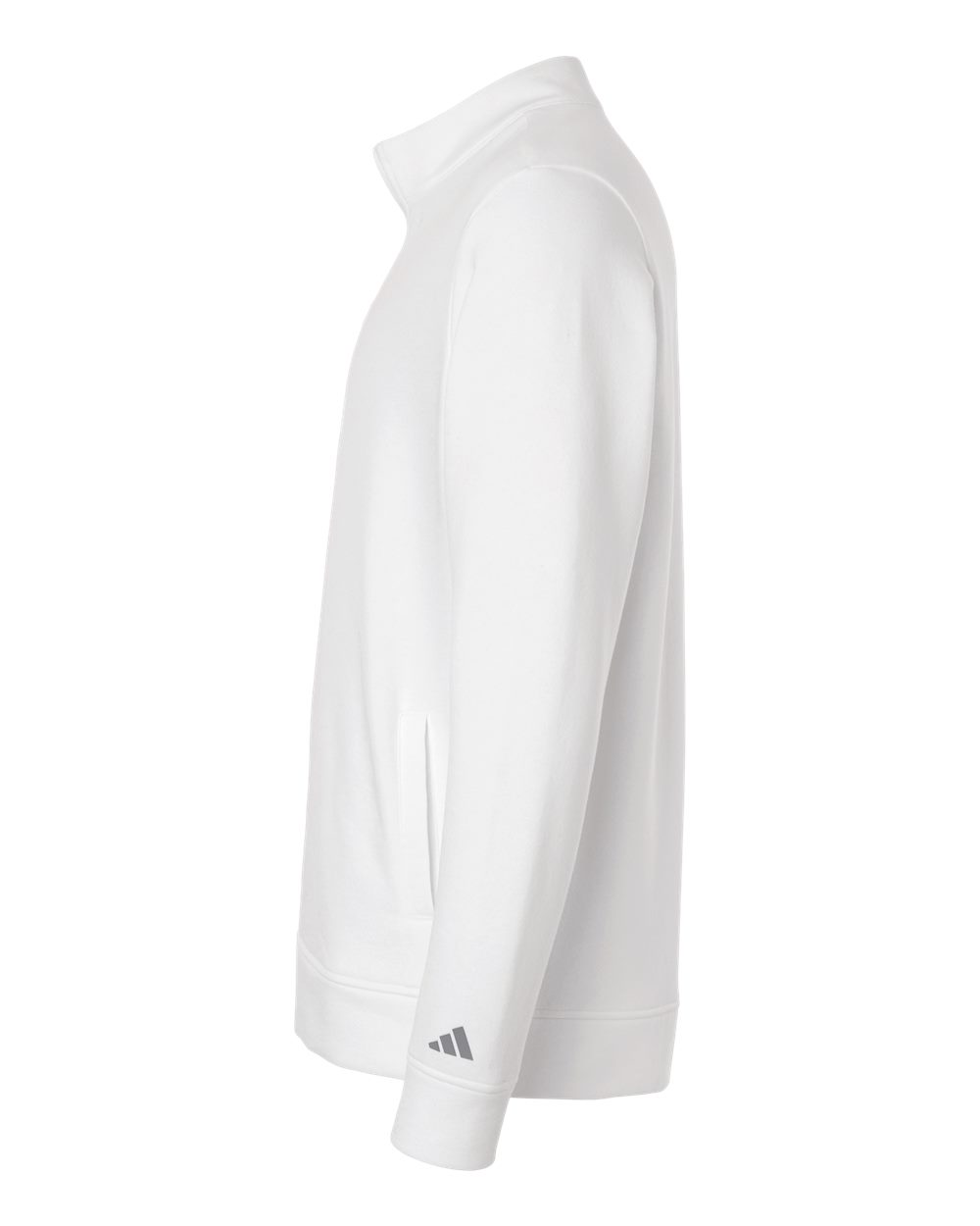 Adidas Men's Elevated Fleece Quarter-Zip Pullover - A721 Core White