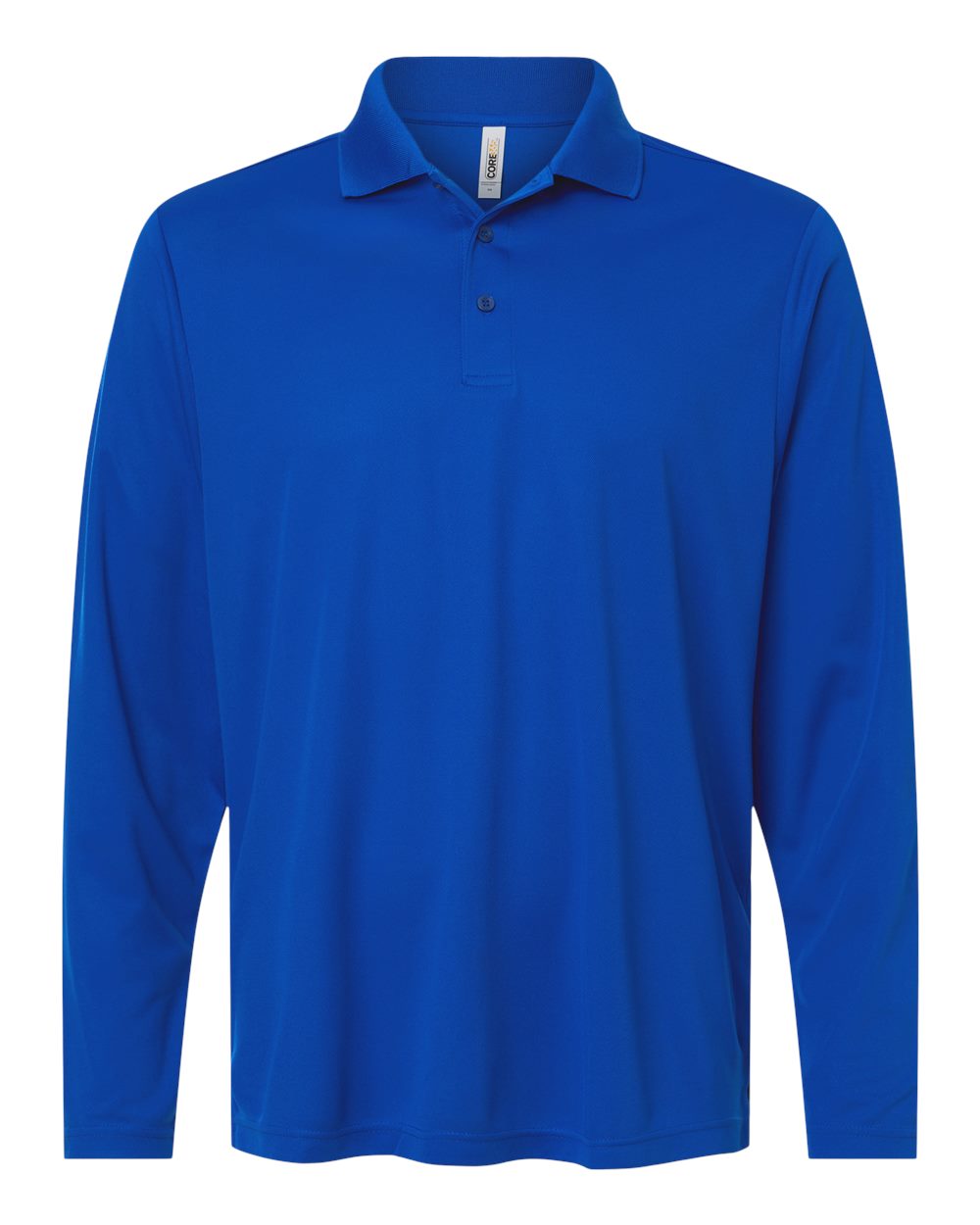 Core365 Men's Nova Performance Long Sleeve Pique Polo - CE108L True Royal