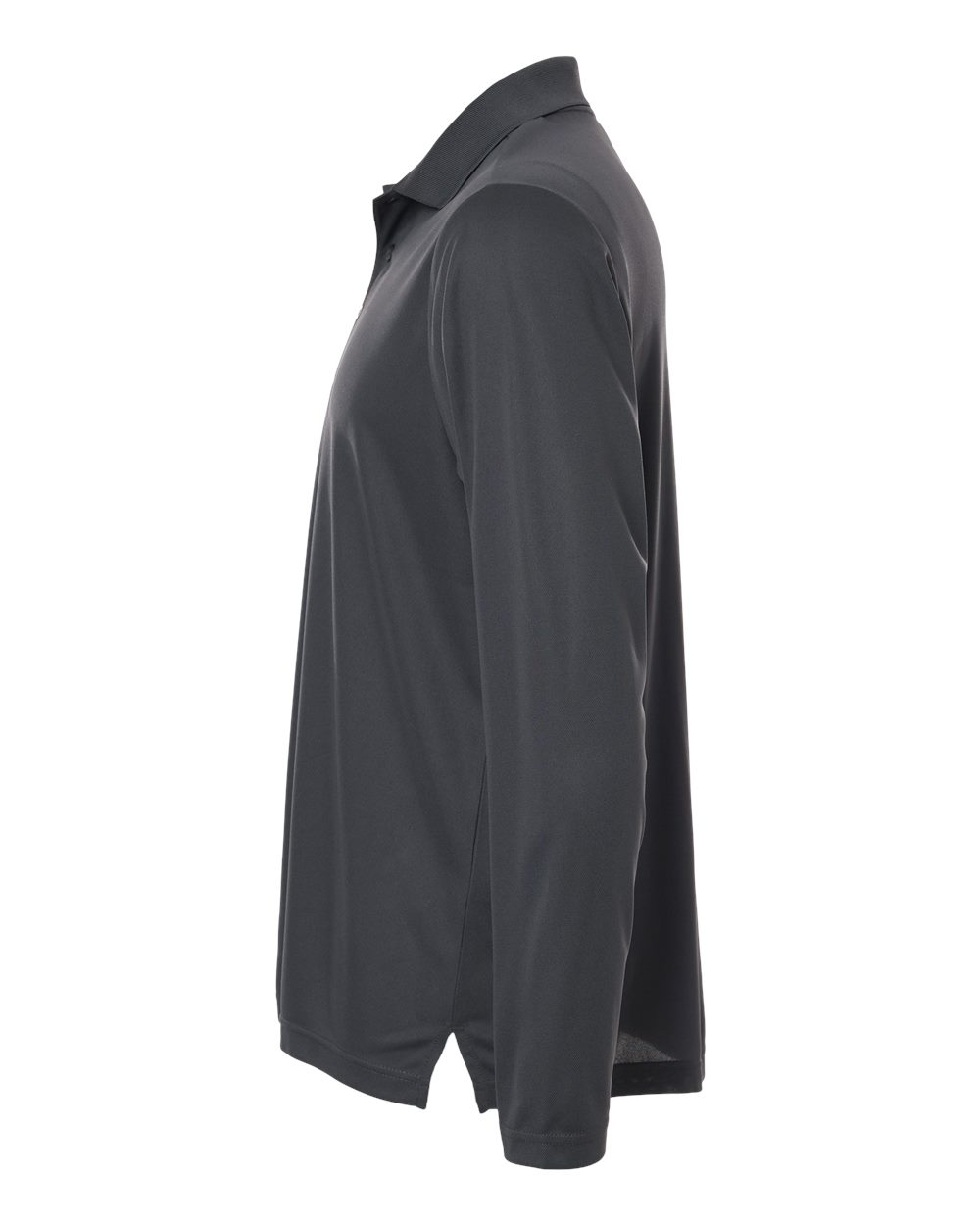 Core365 Men's Nova Performance Long Sleeve Pique Polo - CE108L Carbon