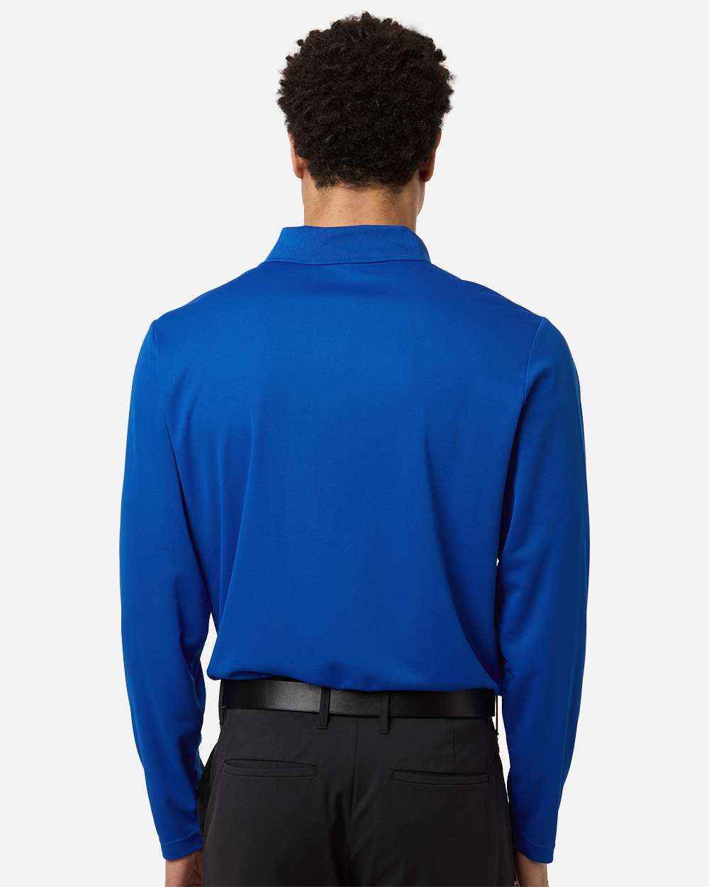 Core365 Men's Nova Performance Long Sleeve Pique Polo - CE108L True Royal