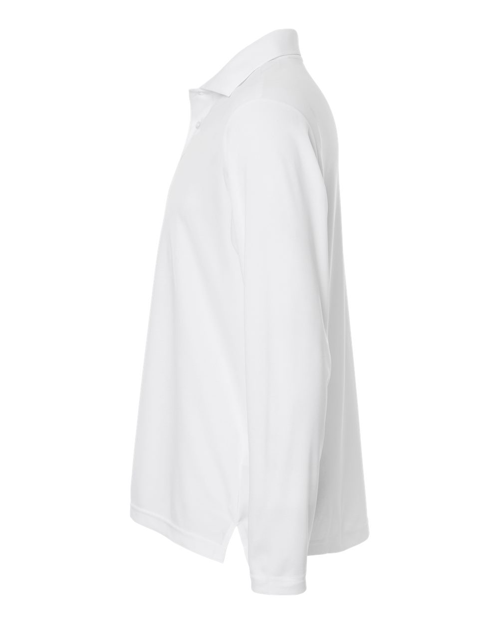 Core365 Men's Nova Performance Long Sleeve Pique Polo - CE108L White