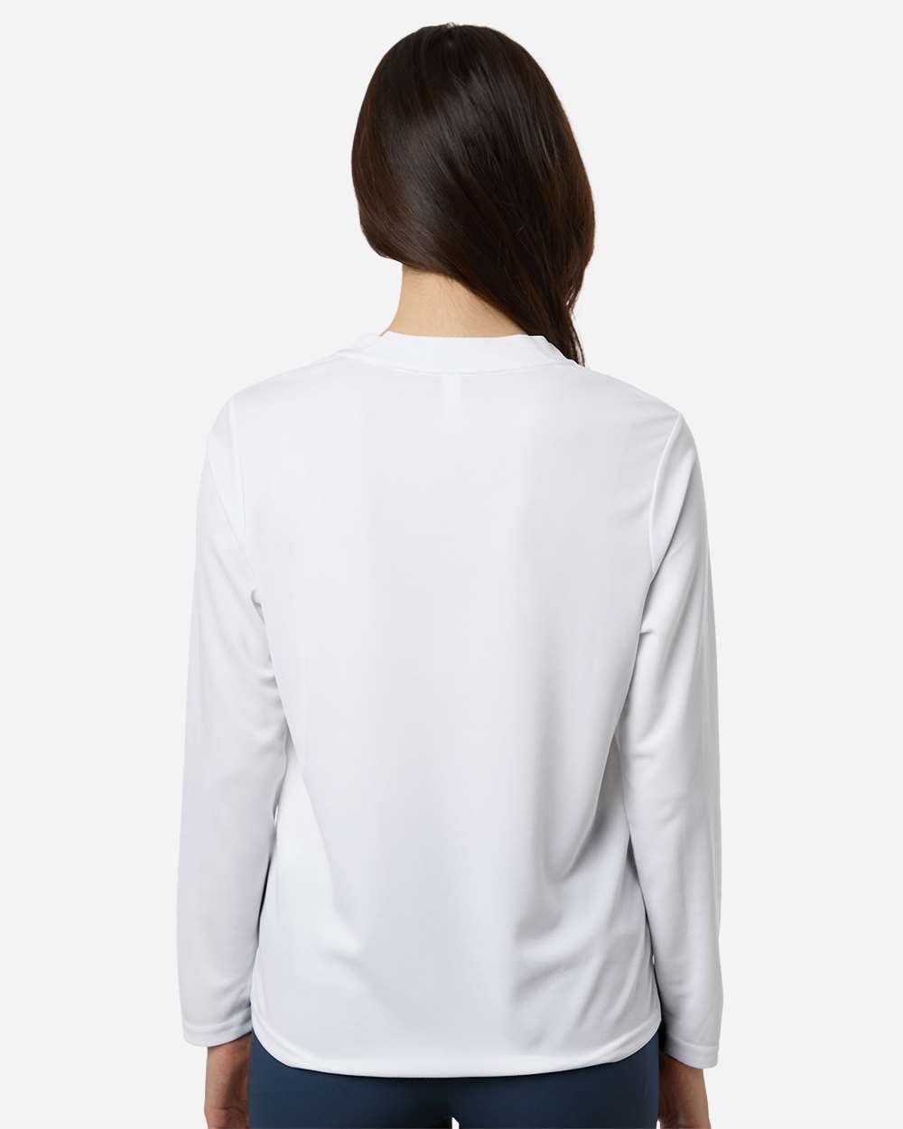 Core365 Women's Nova Performance Long Sleeve Pique Polo - CE108LW White