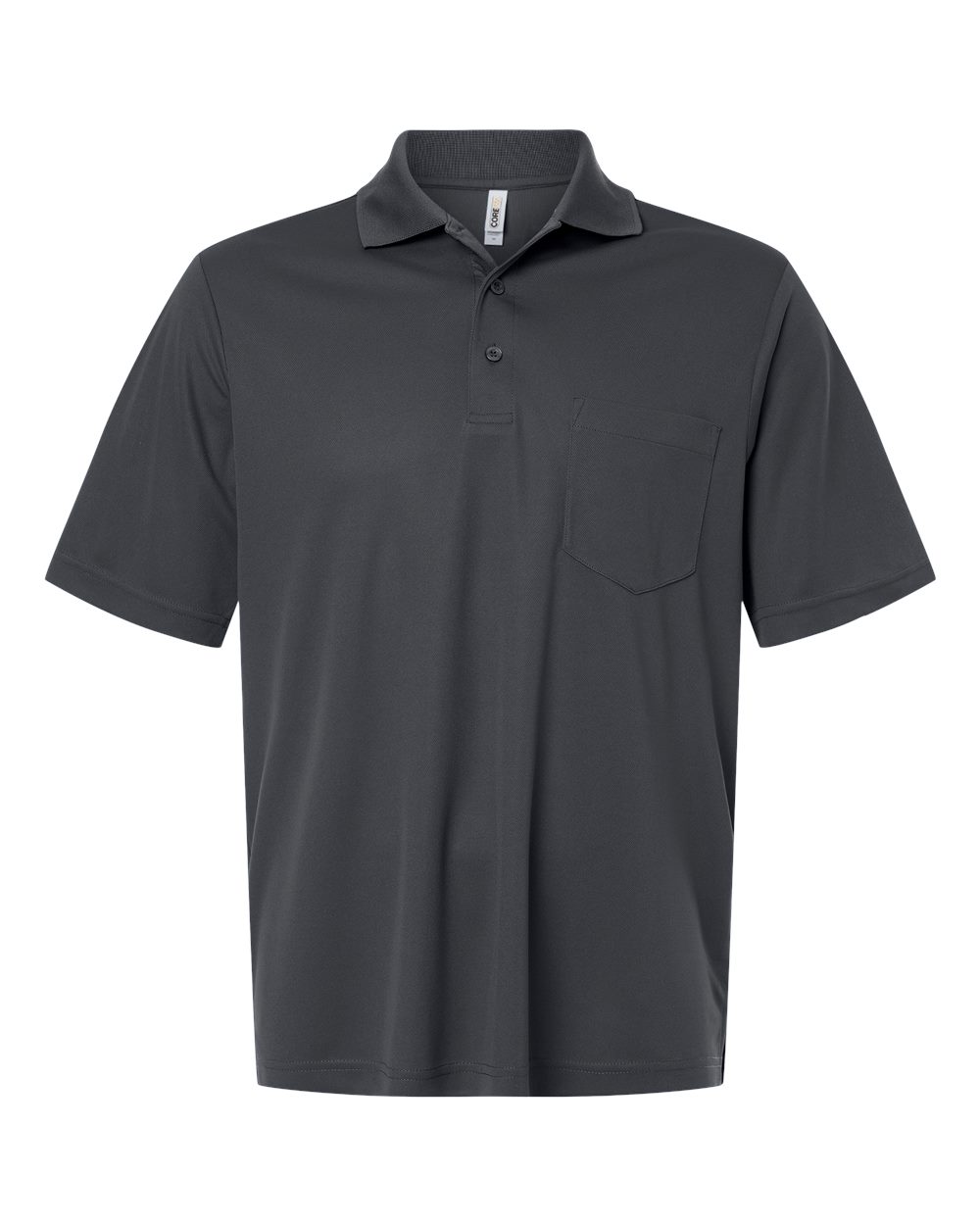 Core365 Men's Nova Performance Pique Pocket Polo - CE108P Carbon