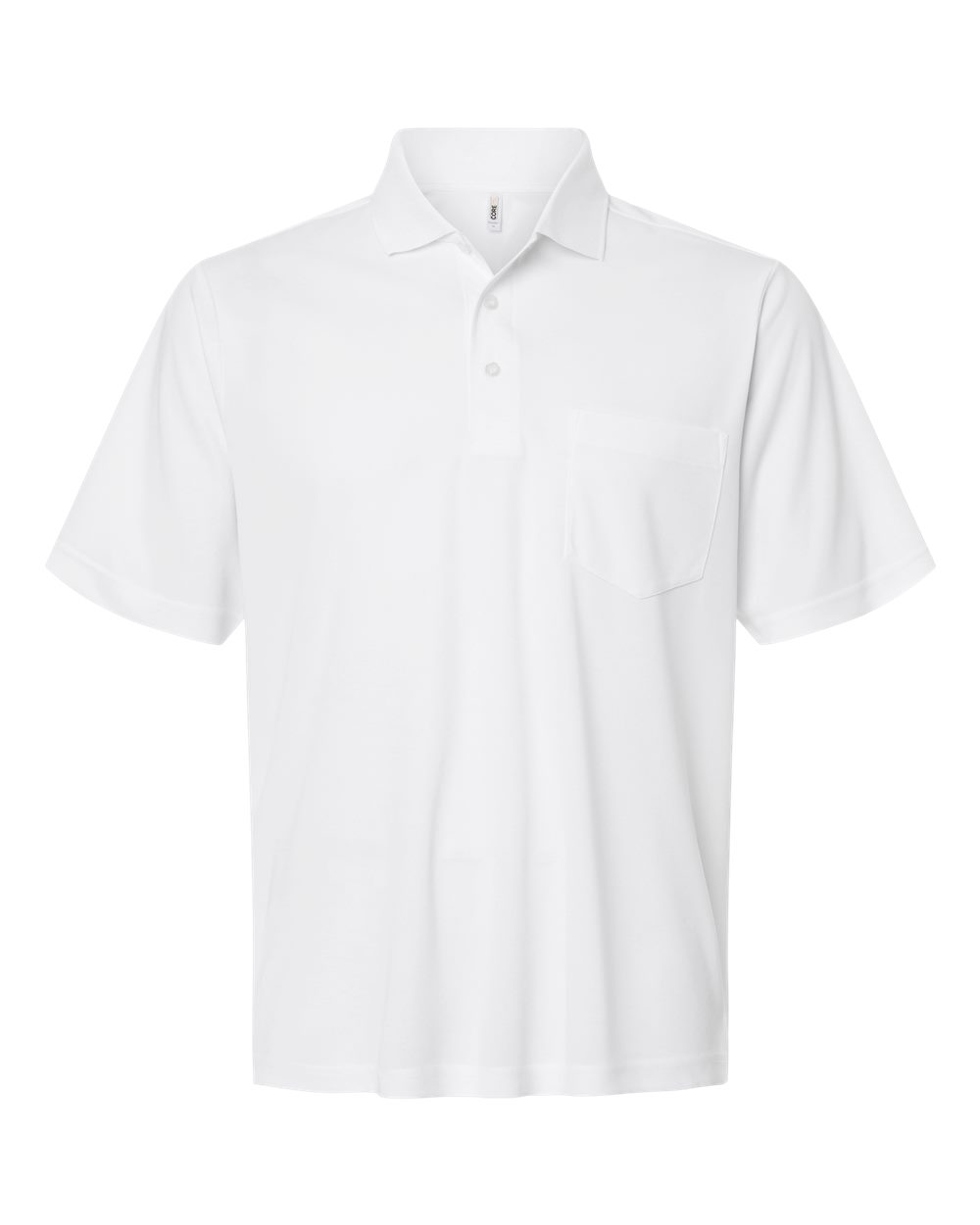 Core365 Men's Nova Performance Pique Pocket Polo - CE108P White