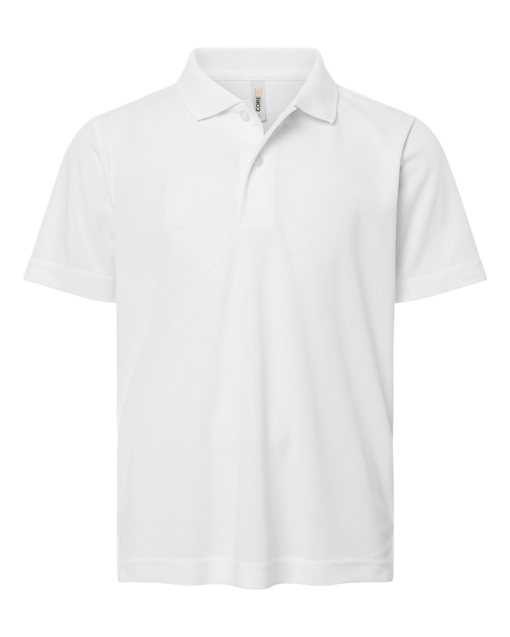 Core365 Youth Nova Performance Pique Polo - CE108Y White