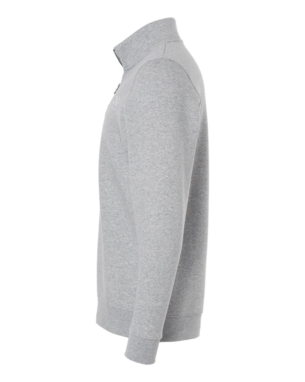 Under Armour Men's Icon Fleece Quarter-Zip Pullover - 6012710 Mod Grey Light Heather- White