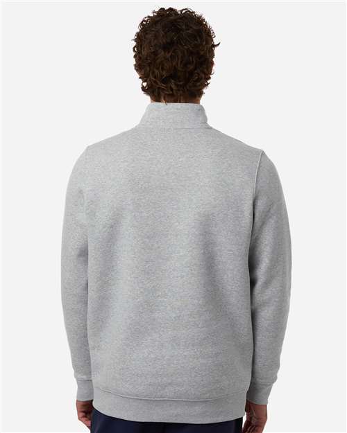 Under Armour Men's Icon Fleece Quarter-Zip Pullover - 6012710 Mod Grey Light Heather- White