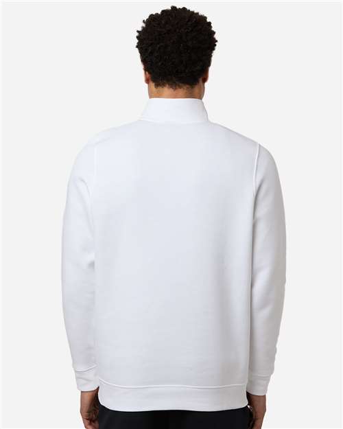 Under Armour Men's Icon Fleece Quarter-Zip Pullover - 6012710 White- Black