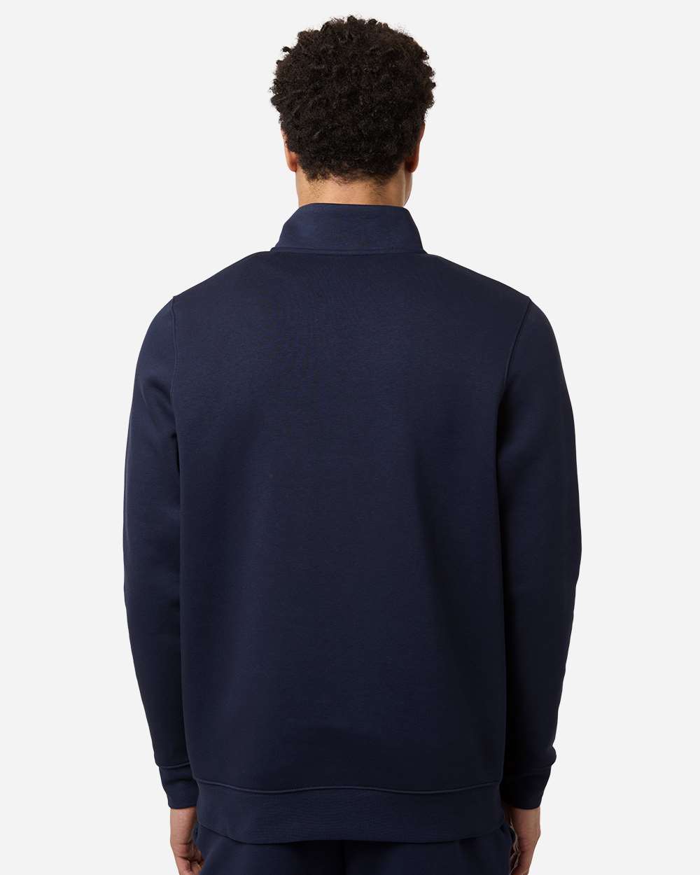Under Armour Men's Icon Fleece Quarter-Zip Pullover - 6012710 Midnight Navy- White