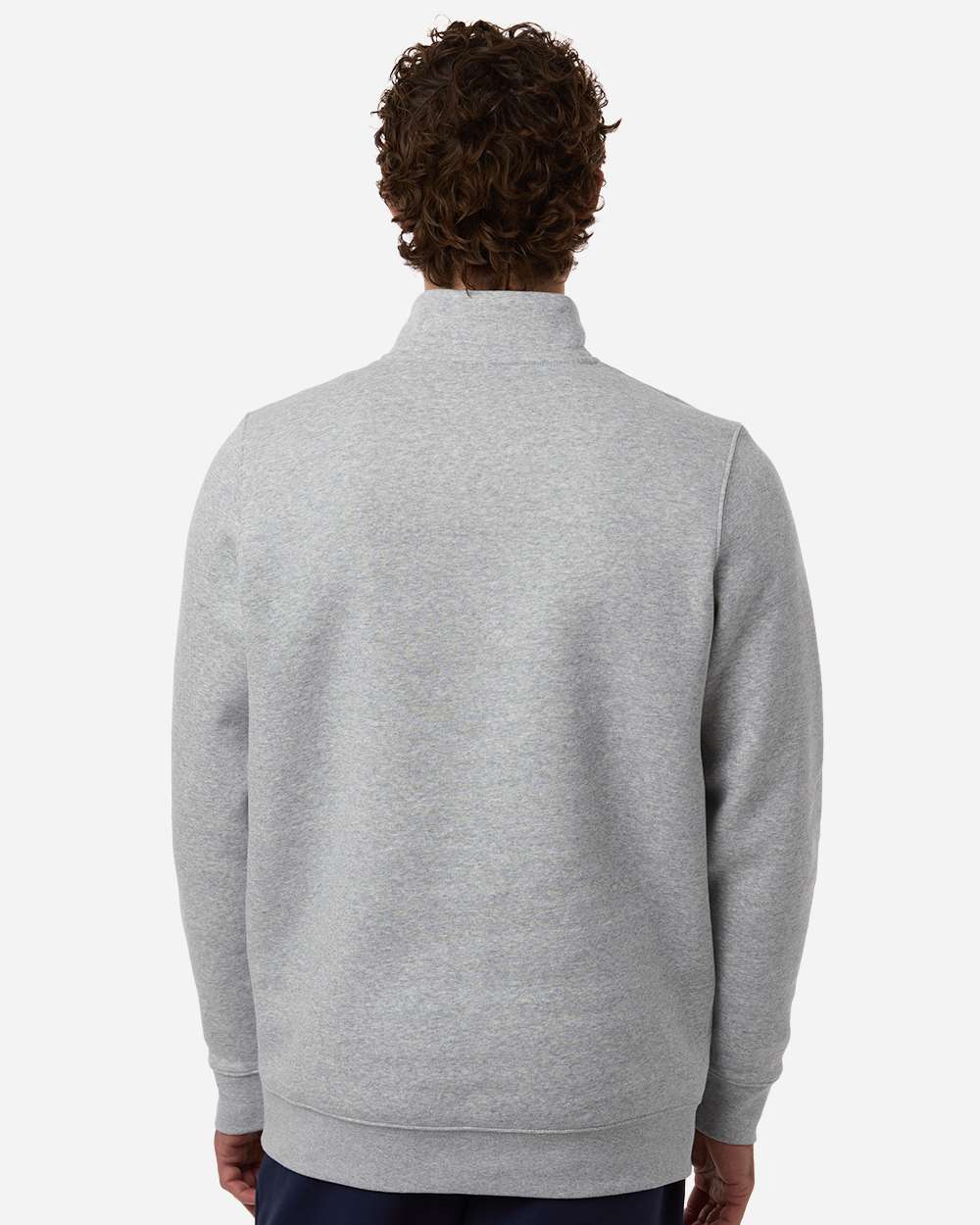 Under Armour Men's Icon Fleece Quarter-Zip Pullover - 6012710 Mod Grey Light Heather- White