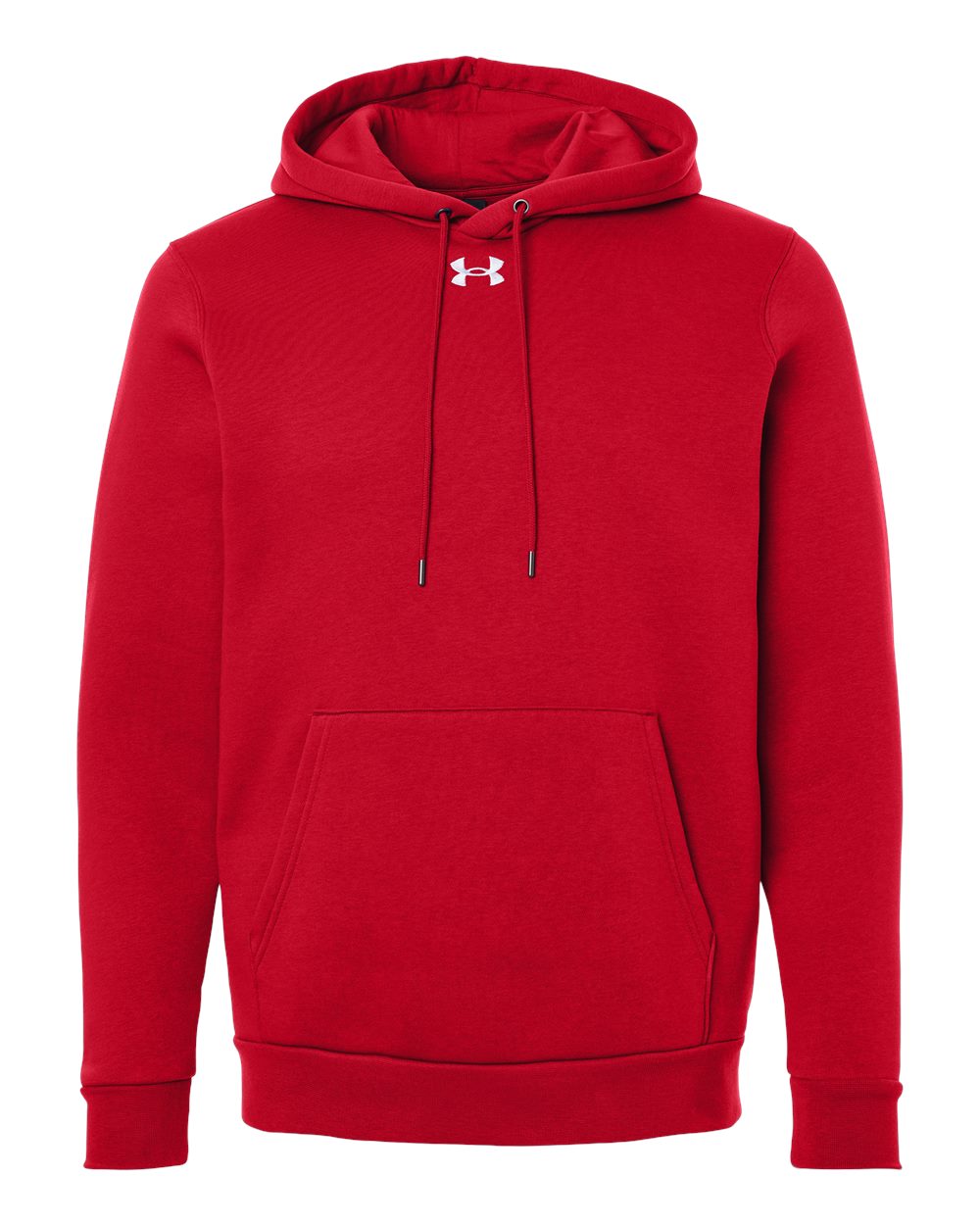 Under Armour Men's Team Icon Fleece Hooded Sweatshirt - 6014161 Red- White