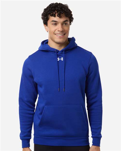 Under Armour Men's Team Icon Fleece Hooded Sweatshirt - 6014161 Royal- White
