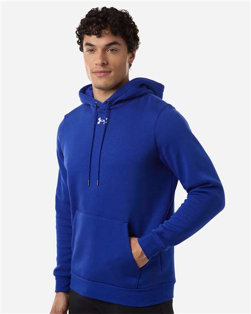 Under Armour Men's Team Icon Fleece Hooded Sweatshirt - 6014161 Royal- White