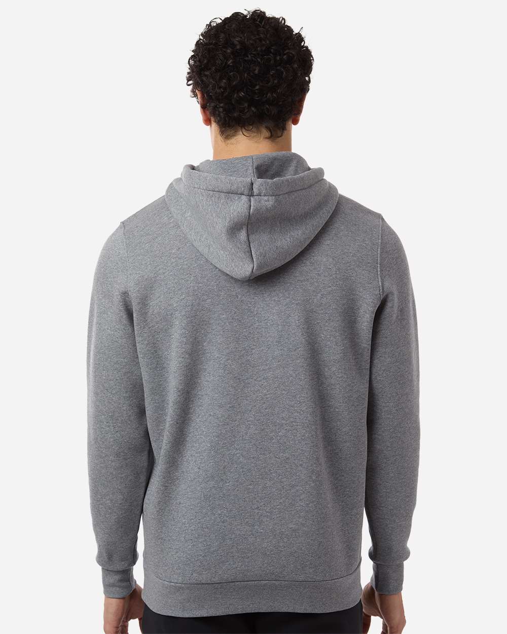 Under Armour Men's Team Icon Fleece Hooded Sweatshirt - 6014161 Pitch Grey Medium Heather- White