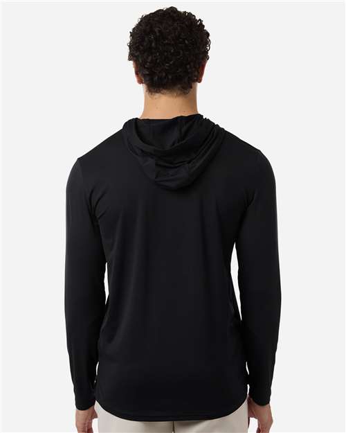 Under Armour Men's Team Vanish Hooded Long Sleeve T-Shirt - 6014164 Black- White