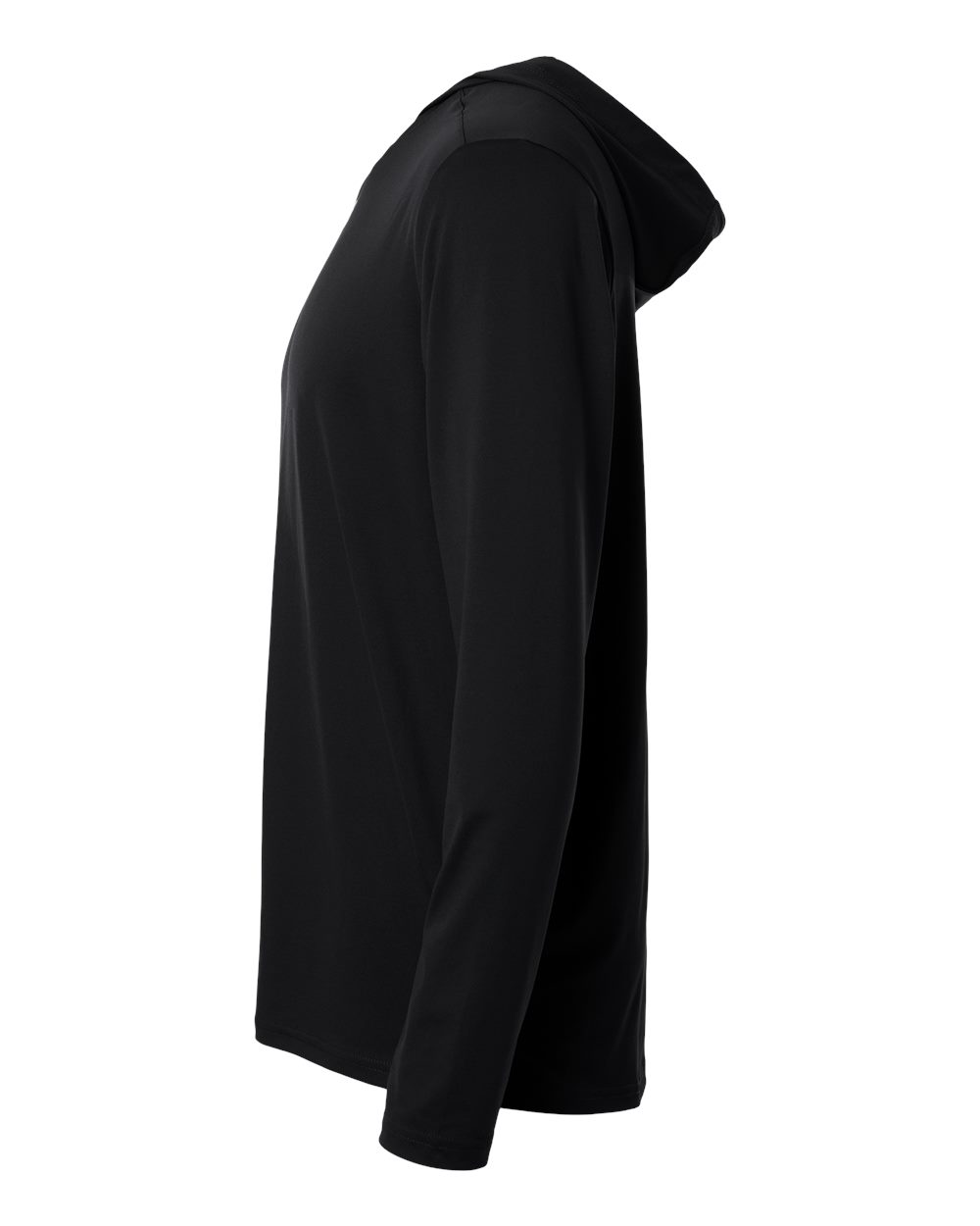 Under Armour Men's Team Vanish Hooded Long Sleeve T-Shirt - 6014164 Black- White