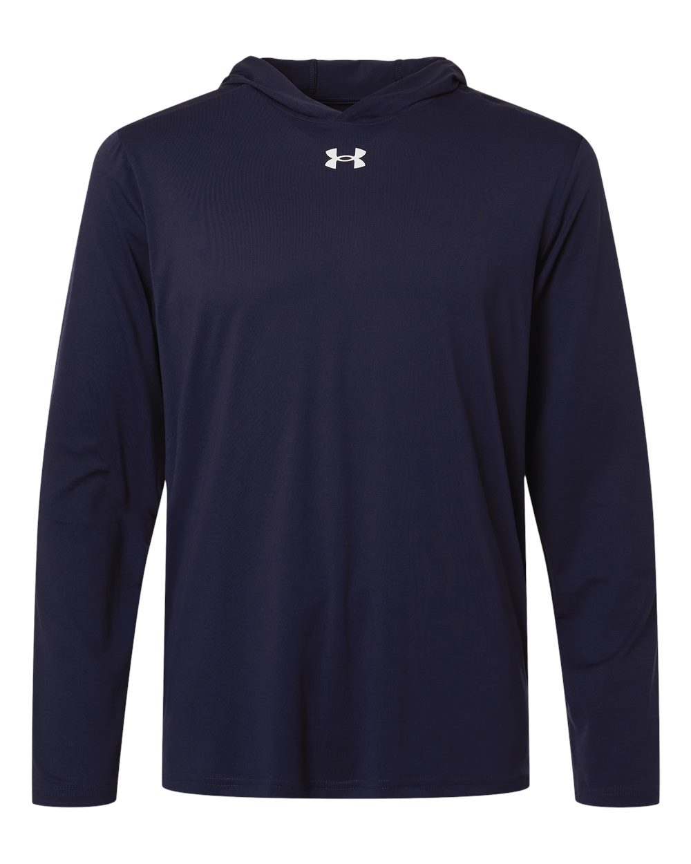 Under Armour Men's Team Vanish Hooded Long Sleeve T-Shirt - 6014164 Midnight Navy- White
