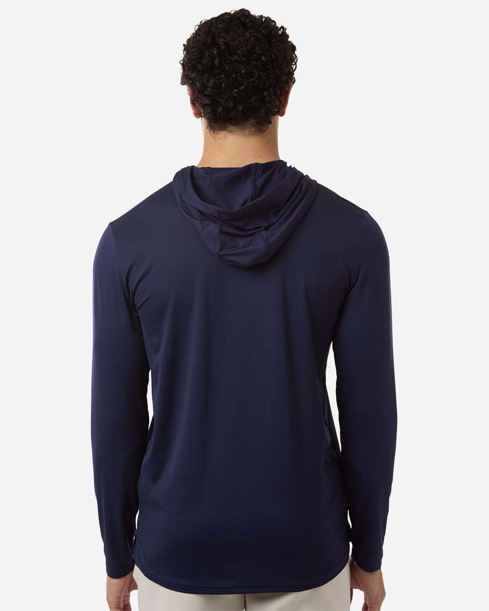 Under Armour Men's Team Vanish Hooded Long Sleeve T-Shirt - 6014164 Midnight Navy- White