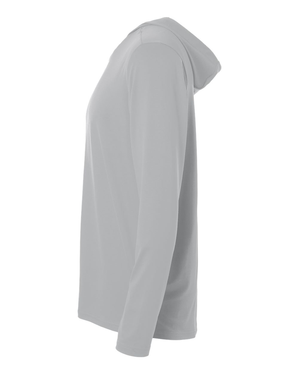 Under Armour Men's Team Vanish Hooded Long Sleeve T-Shirt - 6014164 Mod Grey- White