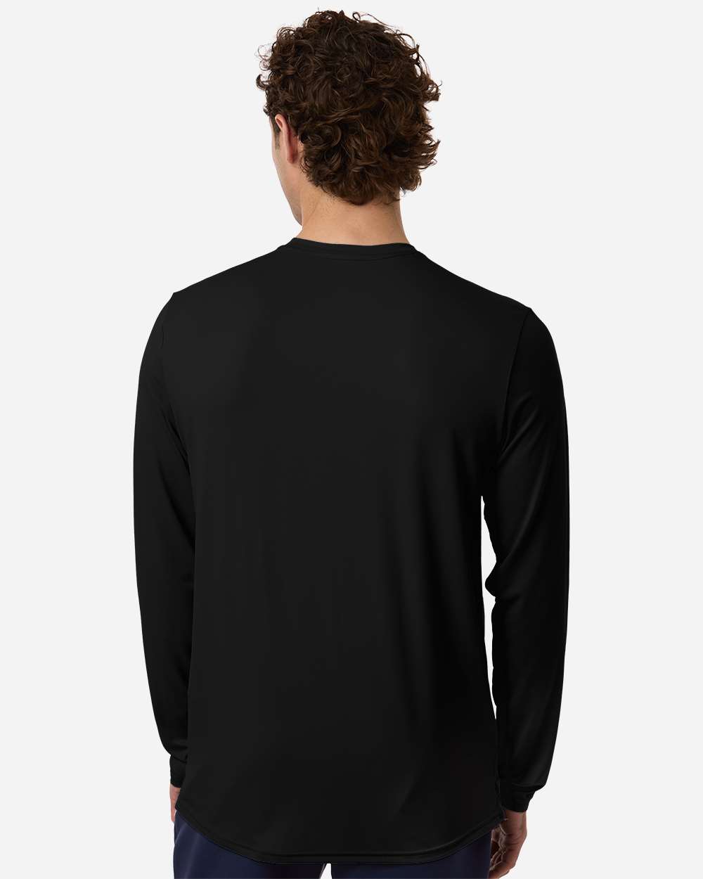 Under Armour Men's Team Vanish Long Sleeve T-Shirt - 6014166 Black- White