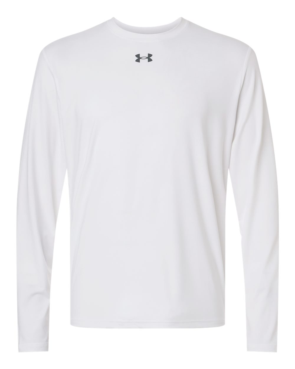 Under Armour Men's Team Vanish Long Sleeve T-Shirt - 6014166 White- Pitch Grey