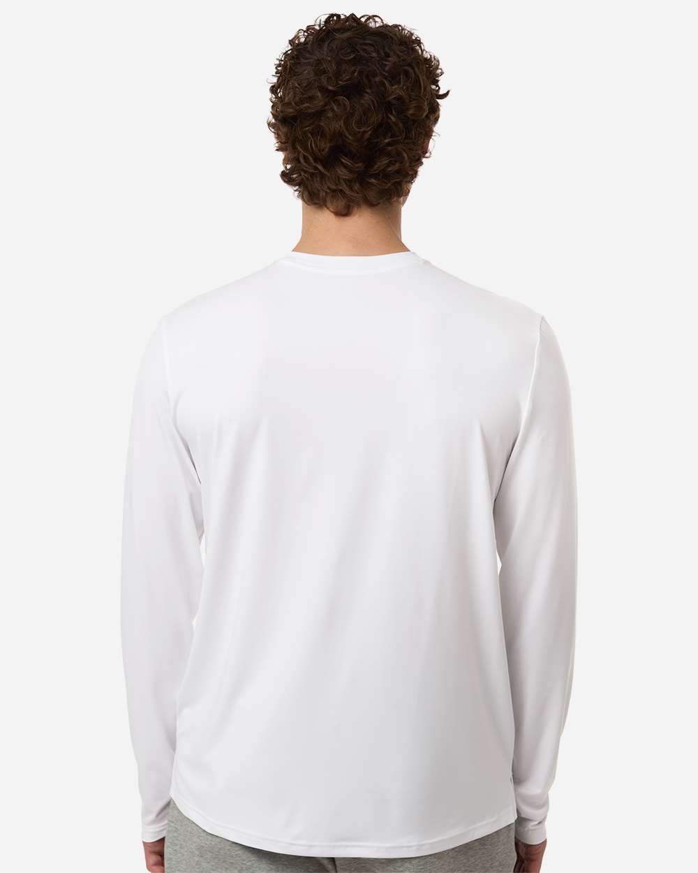 Under Armour Men's Team Vanish Long Sleeve T-Shirt - 6014166 White- Pitch Grey