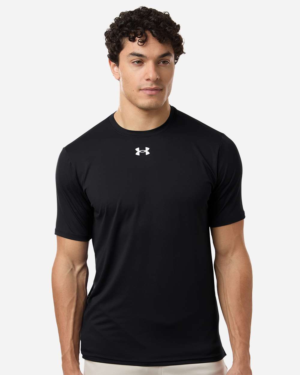 Under Armour Men's Team Vanish T-Shirt - 6014167 Black- White