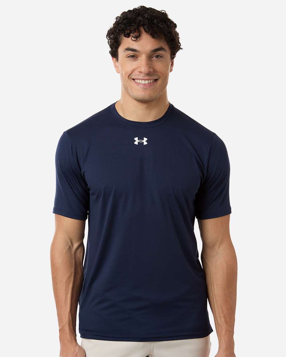 Under Armour Men's Team Vanish T-Shirt - 6014167 Midnight Navy- White
