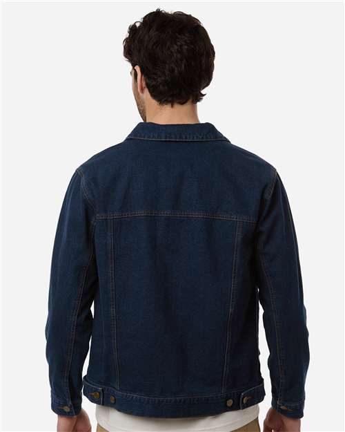 Harriton Men's Cooper Denim Jacket - M75 Dark Denim