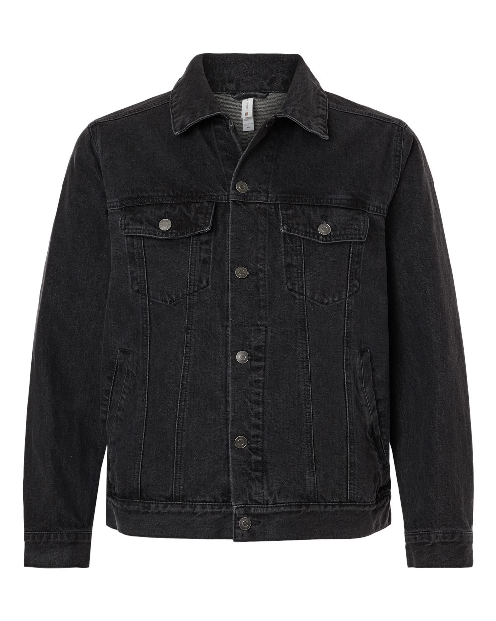 Harriton Men's Cooper Denim Jacket - M75 Washed Black