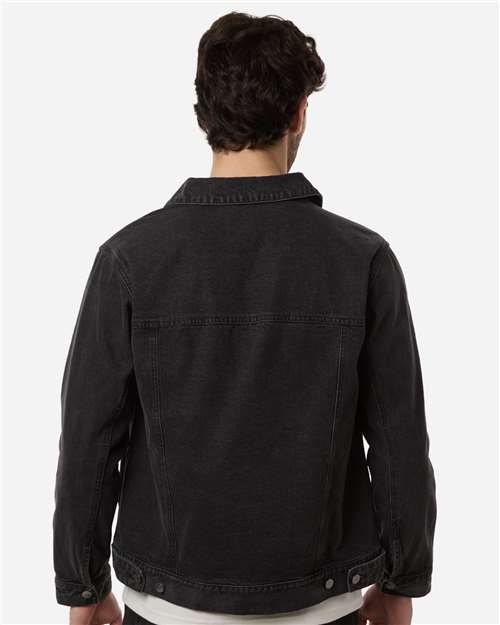 Harriton Men's Cooper Denim Jacket - M75 Washed Black