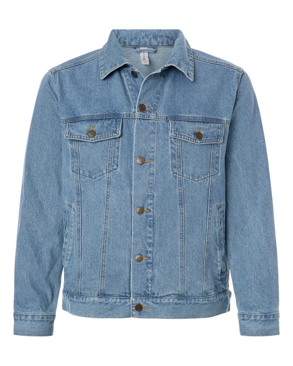 Harriton Unisex Cooper Denim Jacket - M75 Light Denim