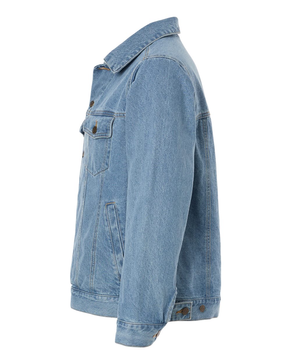 Harriton Unisex Cooper Denim Jacket - M75 Light Denim