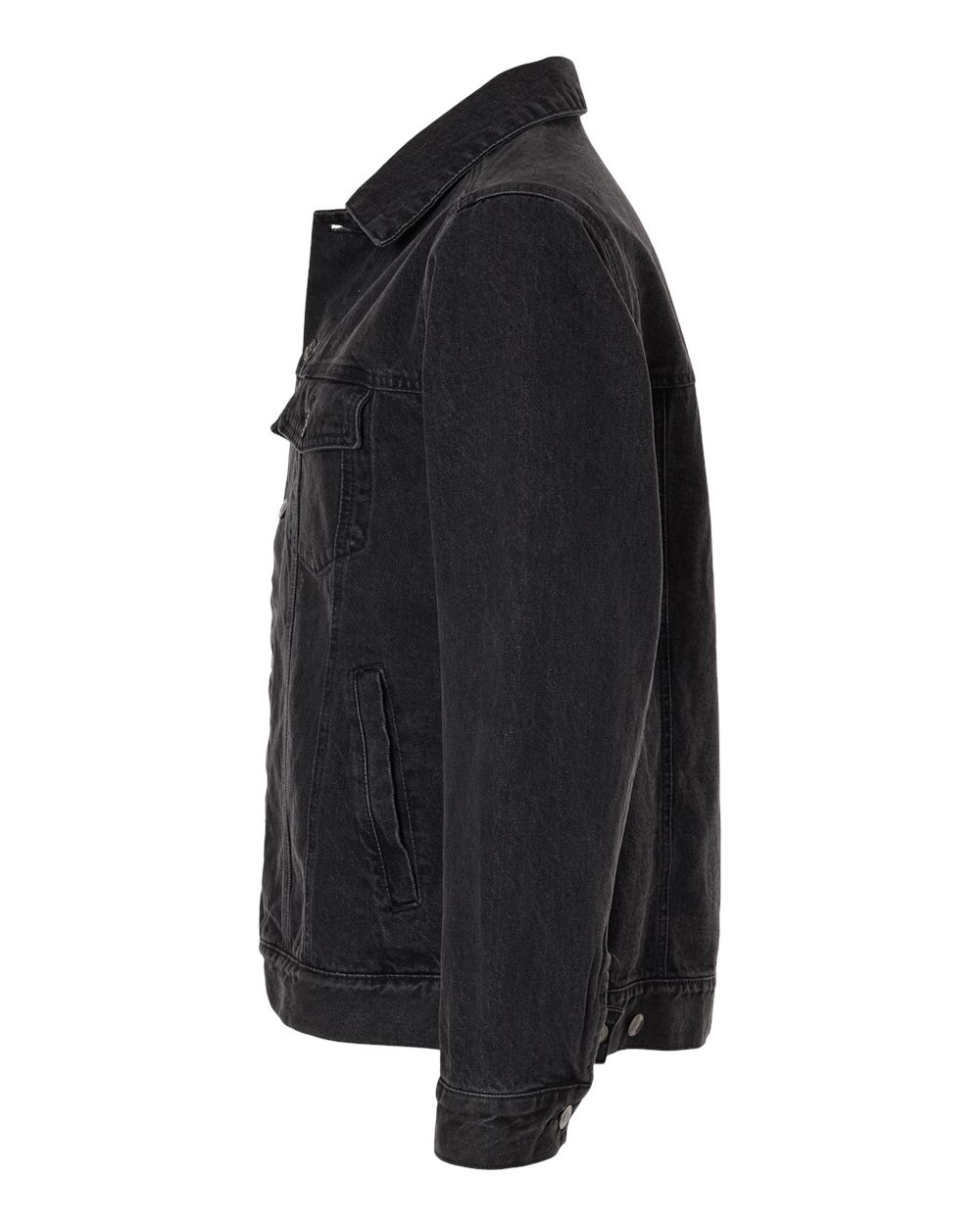 Harriton Unisex Cooper Denim Jacket - M75 Washed Black
