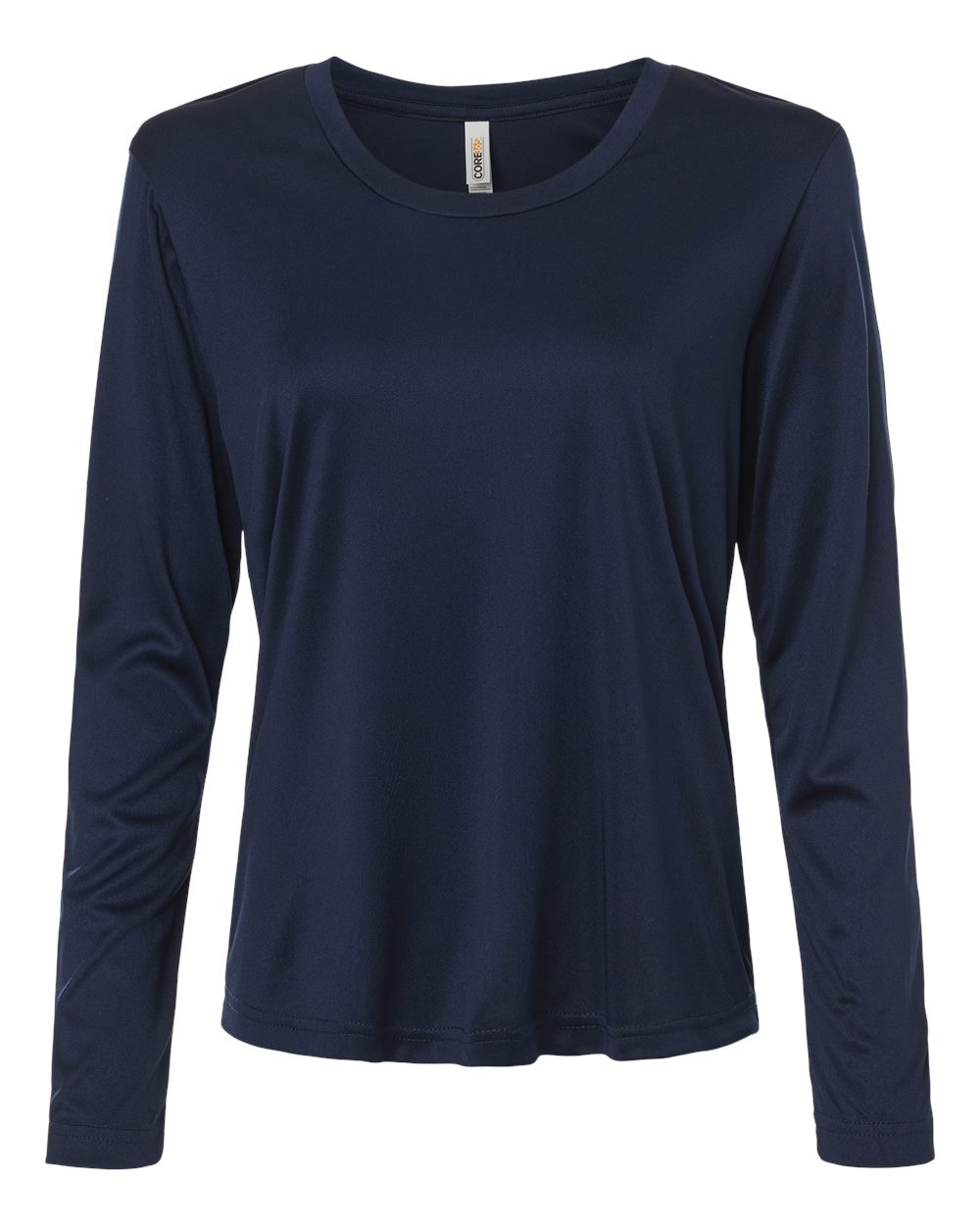 Core365 Women's Capital Performance Long Sleeve T-Shirt - CE10LW Classic Navy