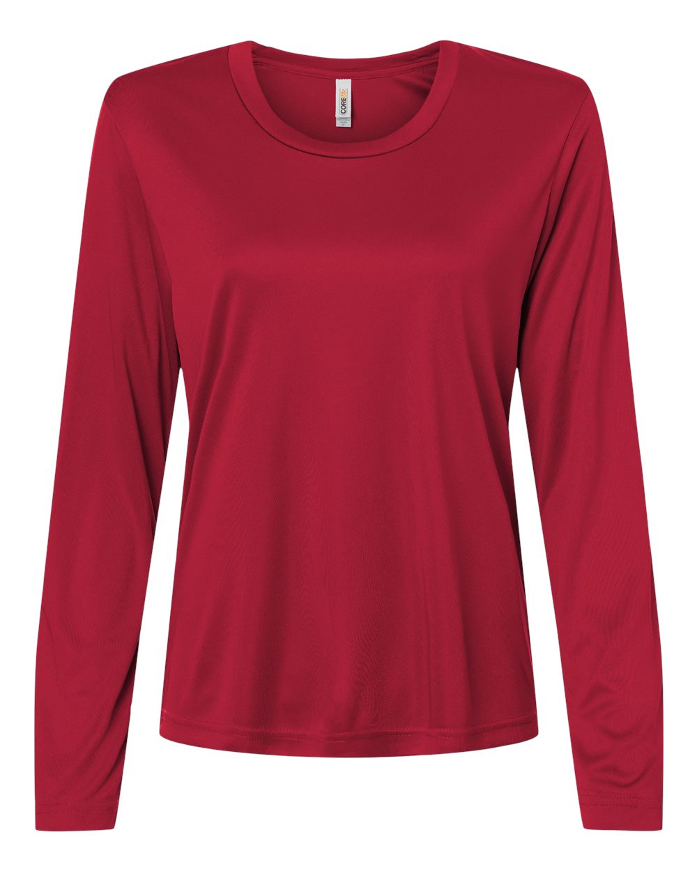 Core365 Women's Capital Performance Long Sleeve T-Shirt - CE10LW Classic Red