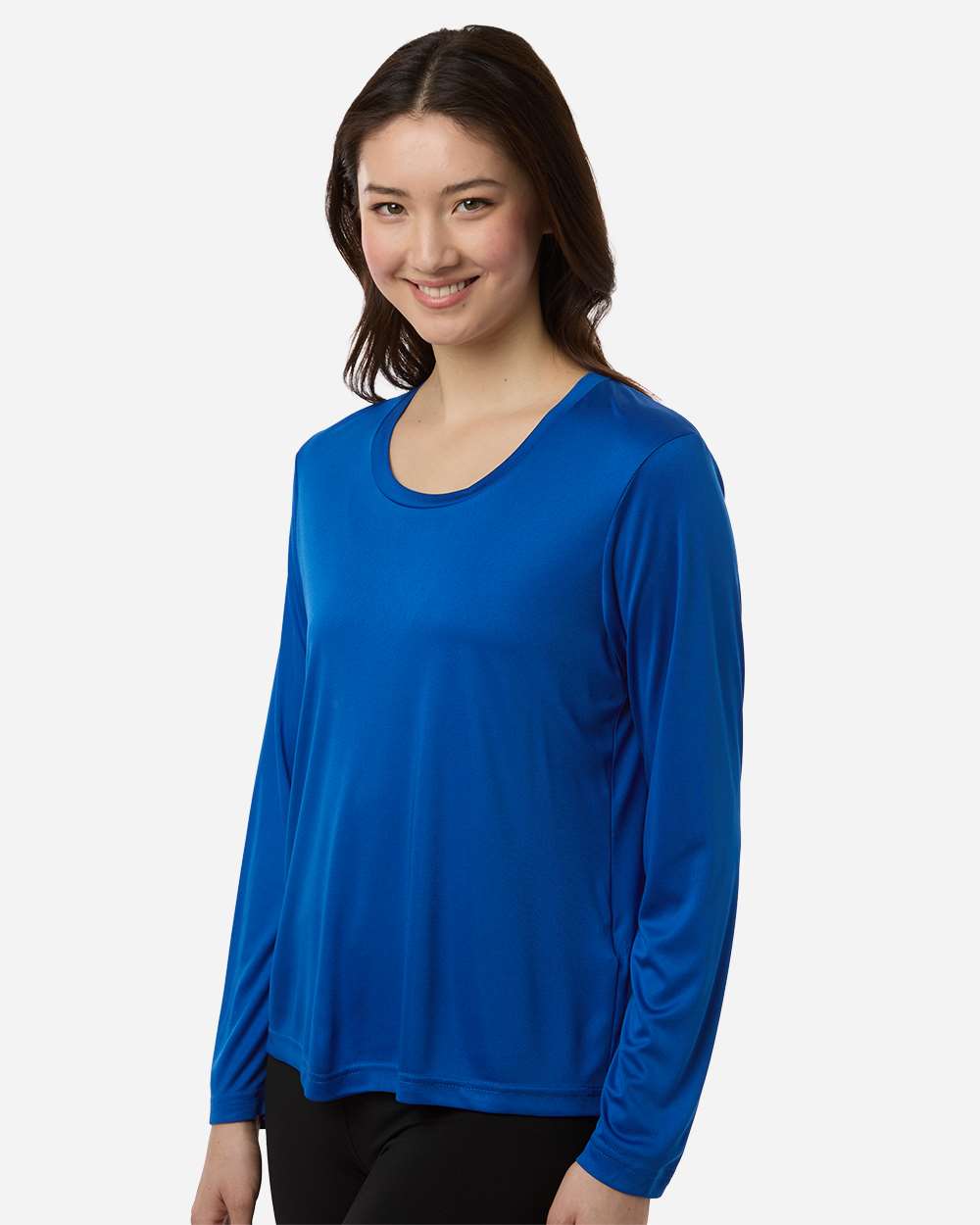 Core365 Women's Capital Performance Long Sleeve T-Shirt - CE10LW True Royal