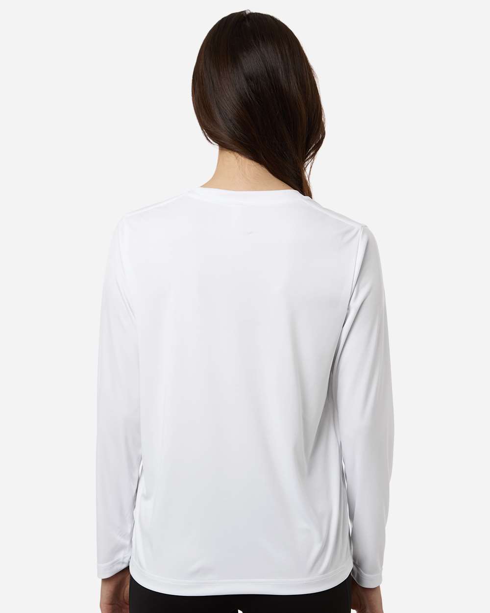 Core365 Women's Capital Performance Long Sleeve T-Shirt - CE10LW White