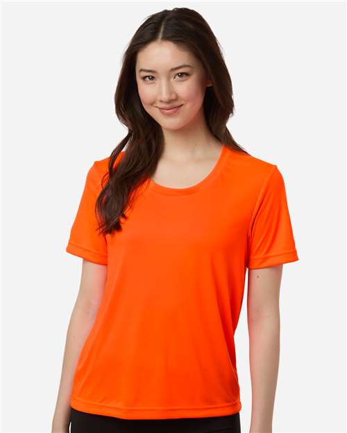 Core365 Women's Capital Performance T-Shirt - CE10W Safety Orange
