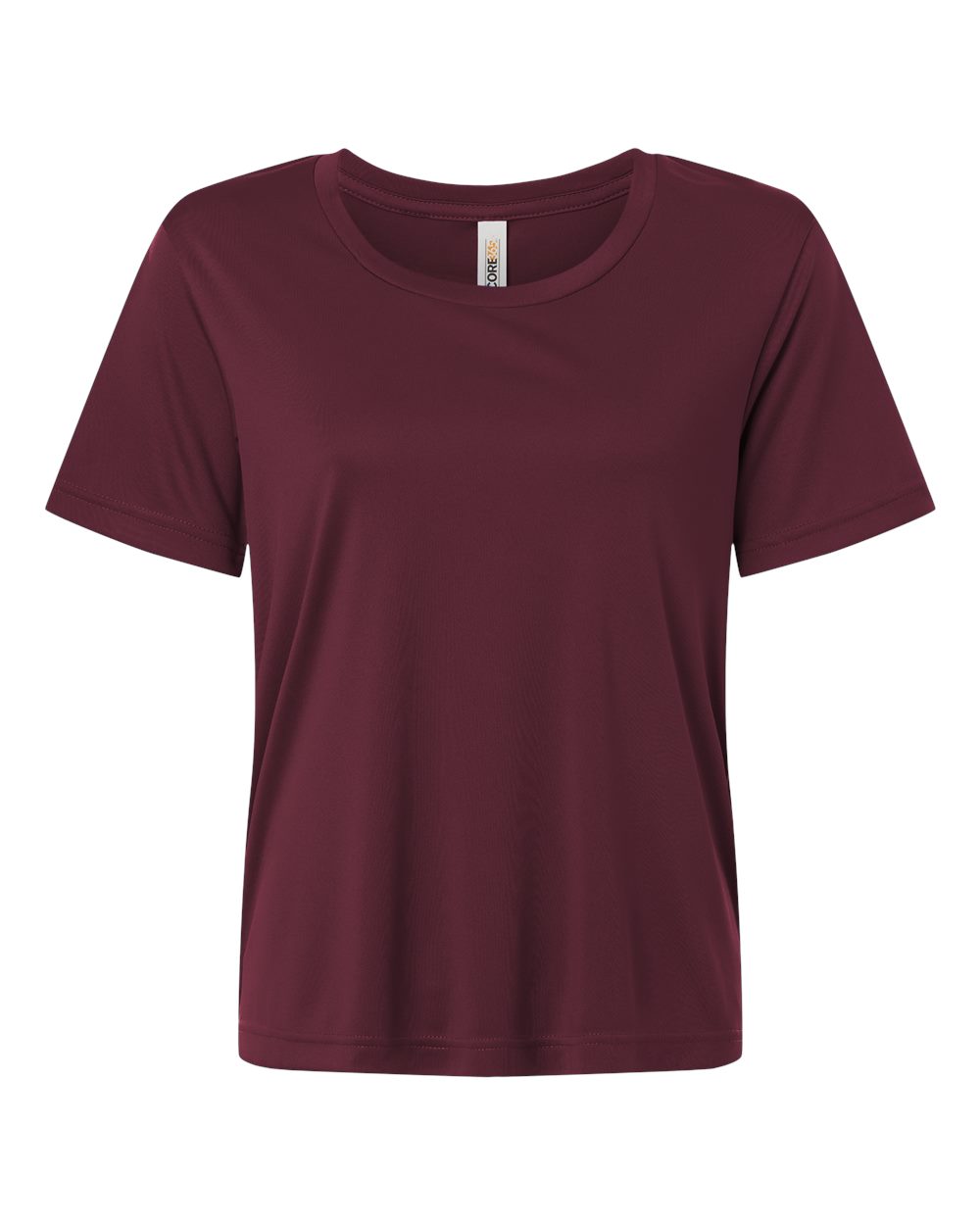 Core365 Women's Capital Performance T-Shirt - CE10W Burgundy