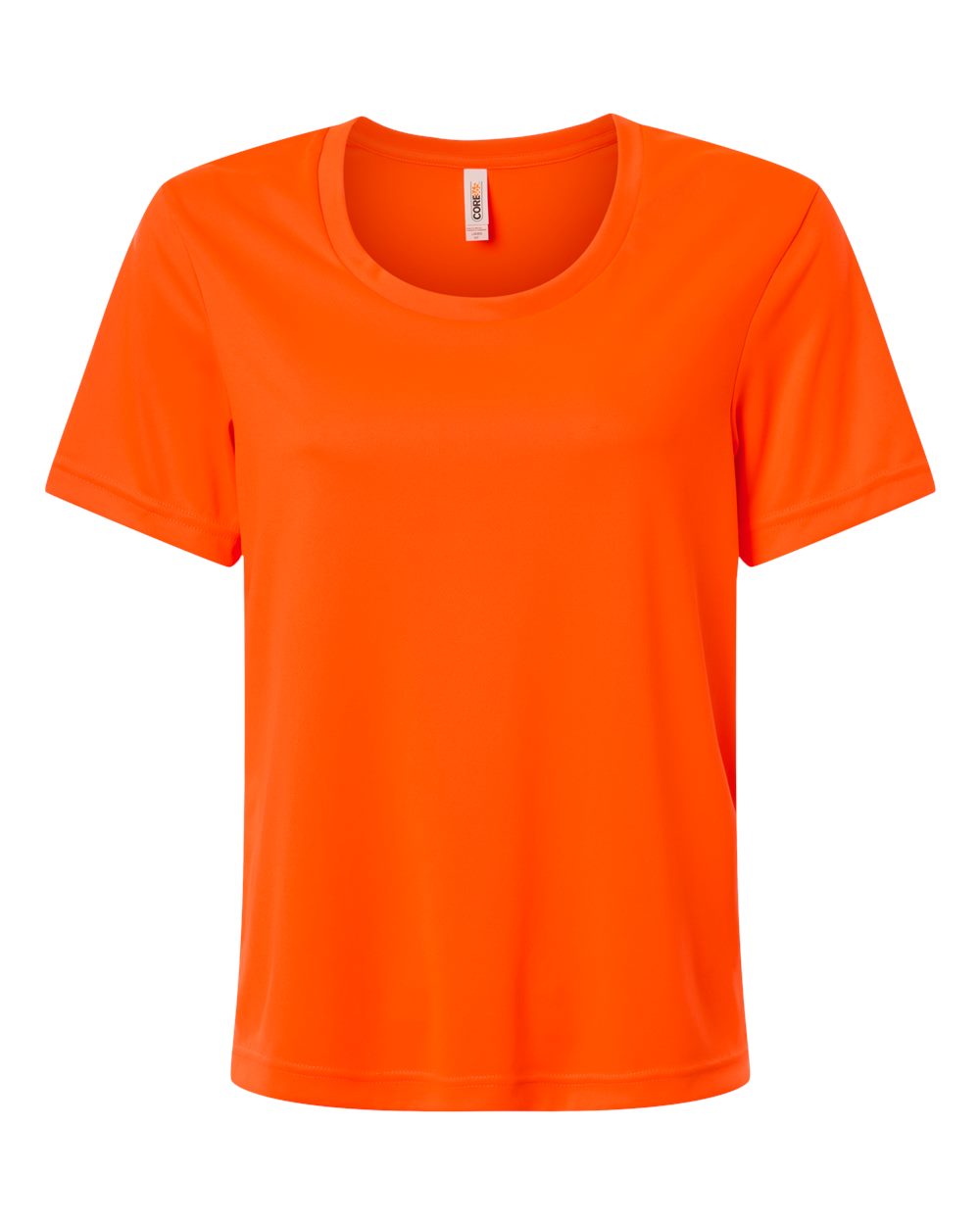 Core365 Women's Capital Performance T-Shirt - CE10W Safety Orange
