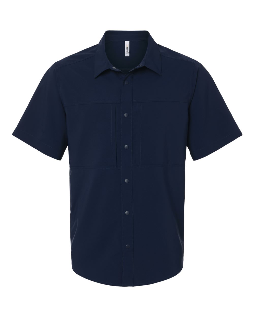 Core365 Men's UltraUVP Shoreline Short Sleeve Staff Shirt - CE520 Classic Navy