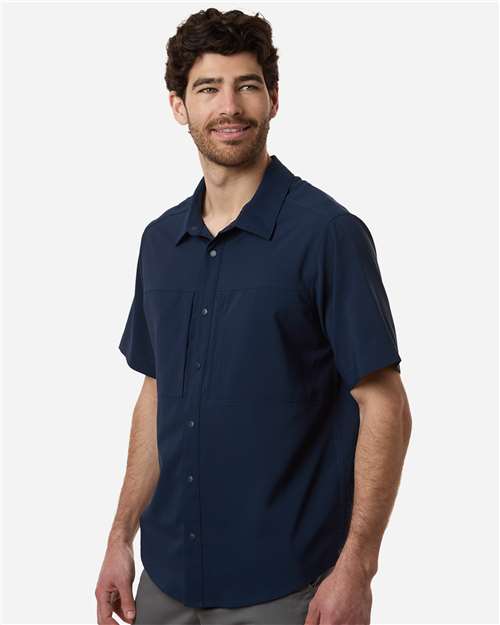 Core365 Men's UltraUVP Shoreline Short Sleeve Staff Shirt - CE520 Classic Navy