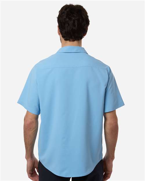 Core365 Men's UltraUVP Shoreline Short Sleeve Staff Shirt - CE520 Columbia Blue