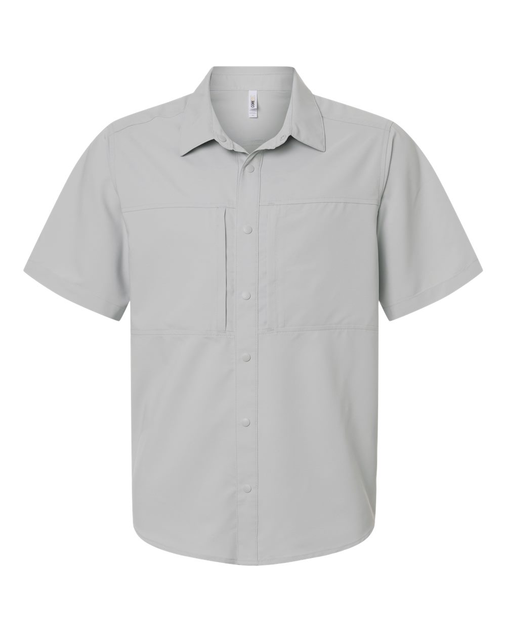 Core365 Men's UltraUVP Shoreline Short Sleeve Staff Shirt - CE520 Platinum