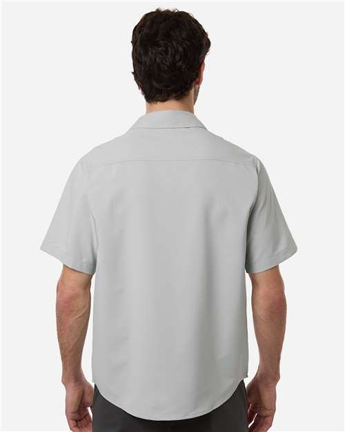 Core365 Men's UltraUVP Shoreline Short Sleeve Staff Shirt - CE520 Platinum
