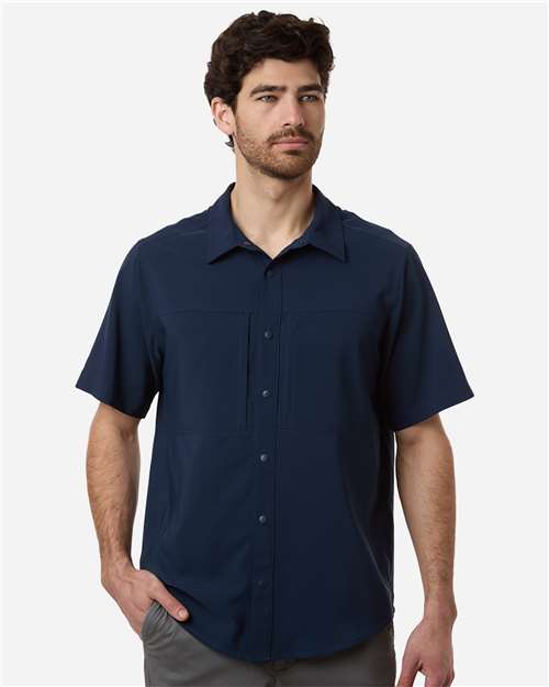 Core365 Men's UltraUVP Shoreline Short Sleeve Staff Shirt - CE520 Classic Navy