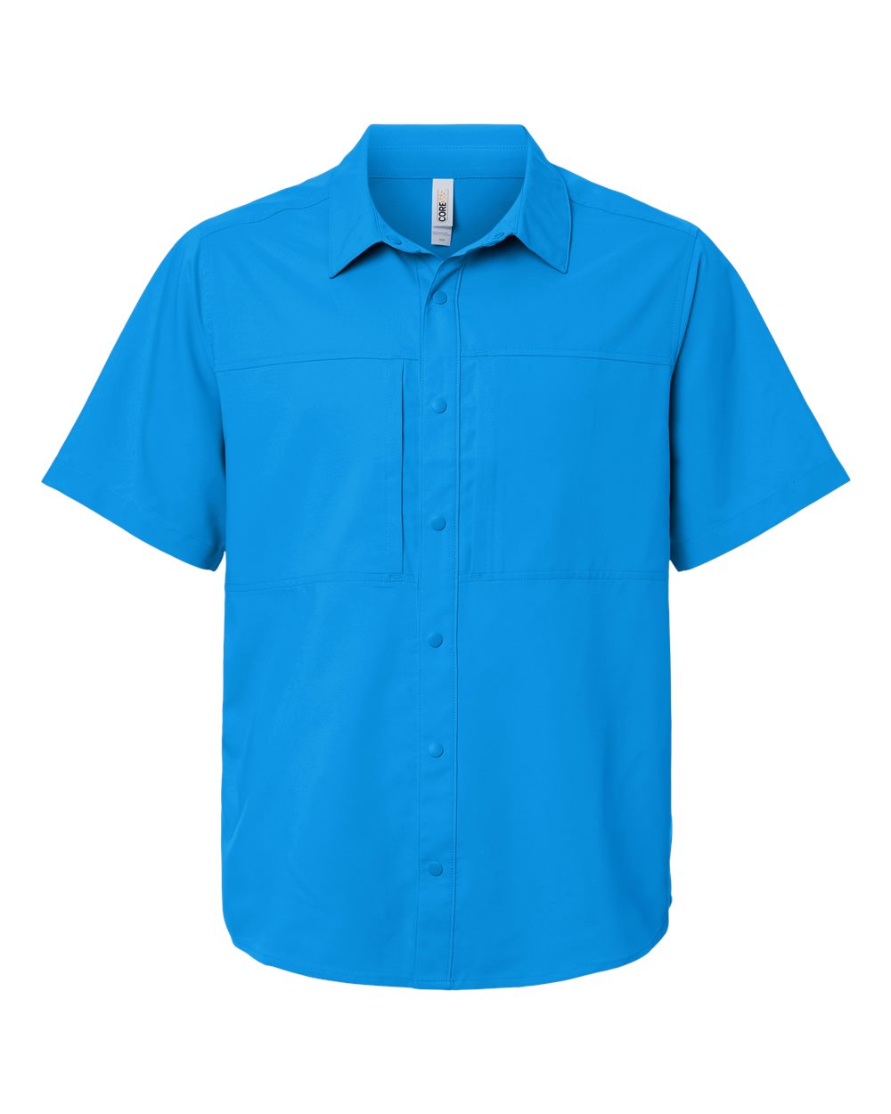 Core365 Men's UltraUVP Shoreline Short Sleeve Staff Shirt - CE520 Electric Blue