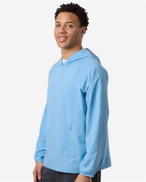 Core365 Men's UltraUVP Shoreline Long Sleeve Hooded Pullover - CE520L Columbia Blue